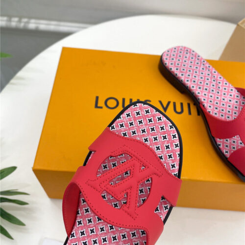 High Quality Luxury Louis Vuitton New Hollow Slippers – Style 86083 product detail