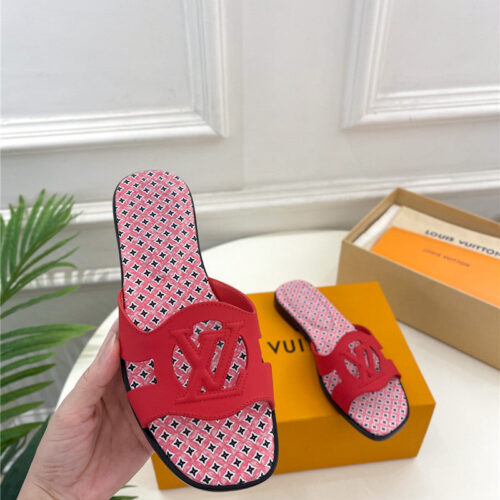 High Quality Luxury Louis Vuitton New Hollow Slippers – Style 86083 product detail