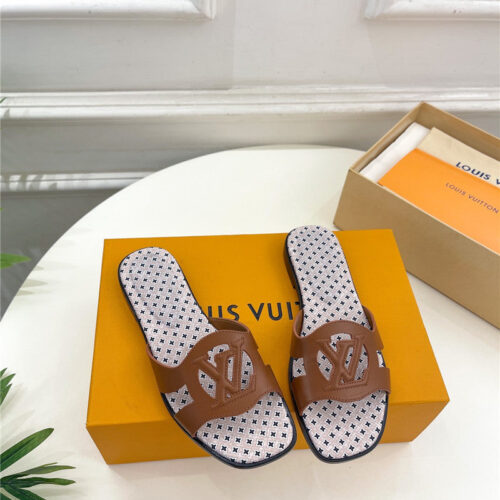 High Quality Luxury Louis Vuitton New Hollow Slippers – Style 51619 alternate view