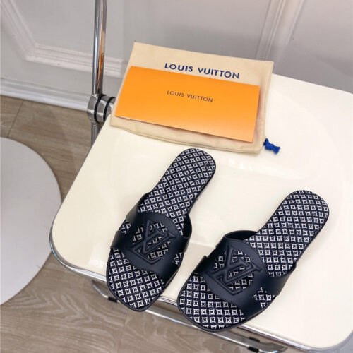 High Quality Luxury Louis Vuitton New Hollow Slippers