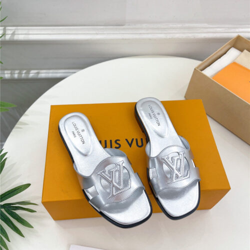 High Quality Luxury Louis Vuitton New Hollow Slippers – Style 15459 alternate view