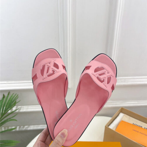 High Quality Luxury Louis Vuitton New Hollow Slippers – Style 48227 product detail