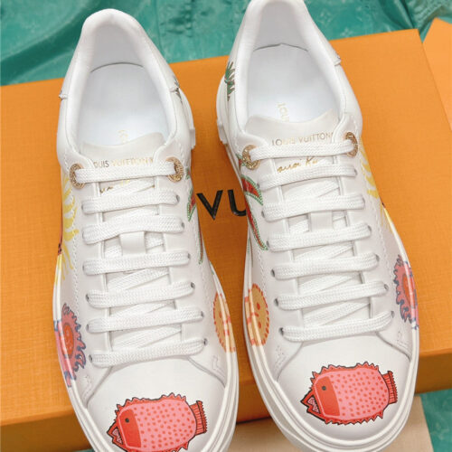 High Quality Luxury Louis Vuitton New 3D Printing Casual Shoes product detail