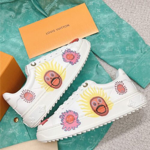 High Quality Luxury Louis Vuitton New 3D Printing Casual Shoes product detail