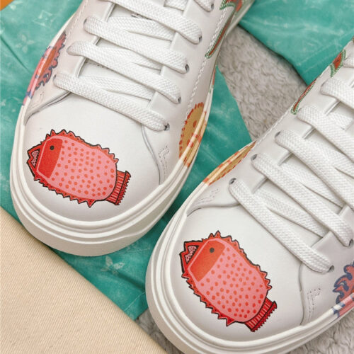High Quality Luxury Louis Vuitton New 3D Printing Casual Shoes product detail