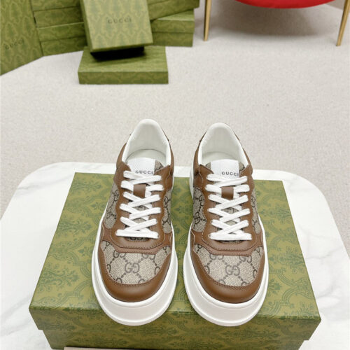 High Quality Luxury Gucci Chunky B Series Lightweight Soft Platform Sneakers – Style 82163 product detail