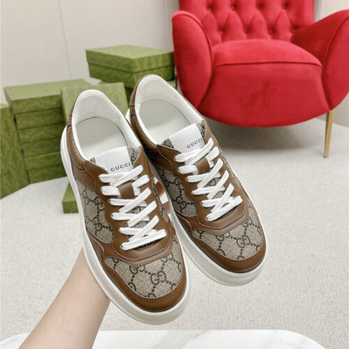 High Quality Luxury Gucci Chunky B Series Lightweight Soft Platform Sneakers – Style 82163 alternate view