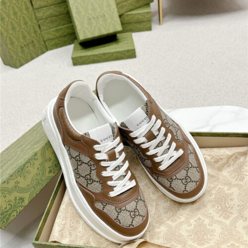 High Quality Luxury Gucci Chunky B Series Lightweight Soft Platform Sneakers – Style 82163 product detail