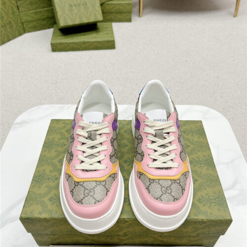 High Quality Luxury Gucci Chunky B Series Lightweight Soft Platform Sneakers – Style 46003 product detail