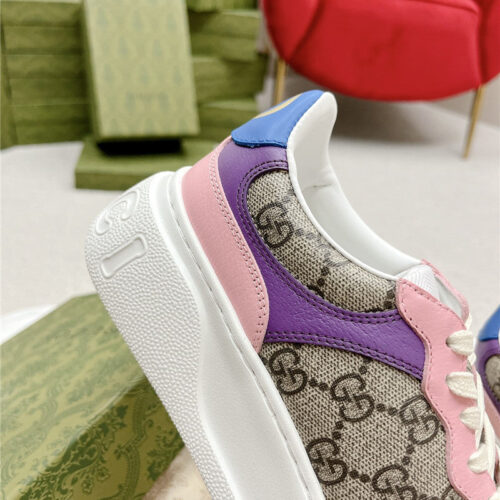 High Quality Luxury Gucci Chunky B Series Lightweight Soft Platform Sneakers – Style 46003 product detail