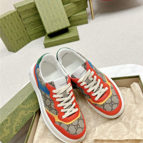 High Quality Luxury Gucci Chunky B Series Lightweight Soft Platform Sneakers – Style 77075 product detail