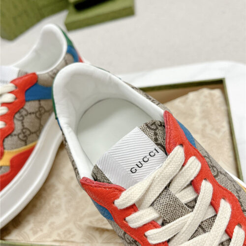 High Quality Luxury Gucci Chunky B Series Lightweight Soft Platform Sneakers – Style 77075 product detail