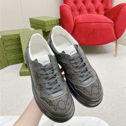High Quality Luxury Gucci Chunky B Series Lightweight Soft Platform Sneakers – Style 75379 alternate view