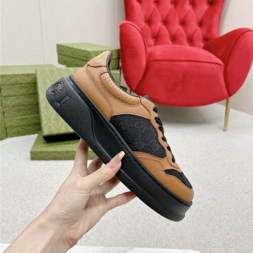 High Quality Luxury Gucci Chunky B Series Lightweight Soft Platform Sneakers – Style 73683 product detail