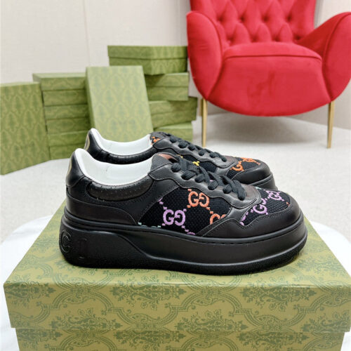 High Quality Luxury Gucci Chunky B Series Lightweight Soft Platform Sneakers – Style 71987 product detail