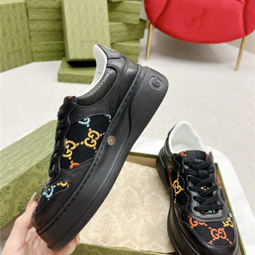 High Quality Luxury Gucci Chunky B Series Lightweight Soft Platform Sneakers – Style 71987 product detail