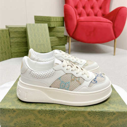High Quality Luxury Gucci Chunky B Series Lightweight Soft Platform Sneakers product detail