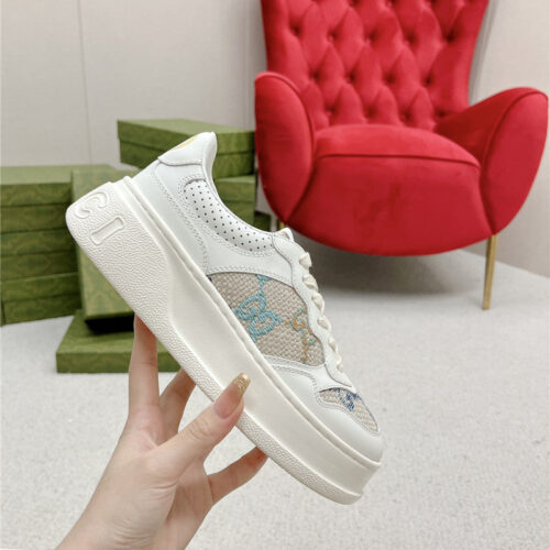 High Quality Luxury Gucci Chunky B Series Lightweight Soft Platform Sneakers product detail
