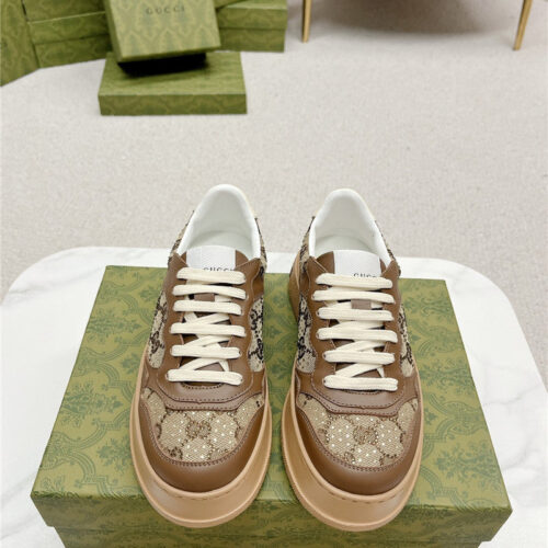 High Quality Luxury Gucci Chunky B Series Lightweight Soft Platform Sneakers – Style 35827 product detail