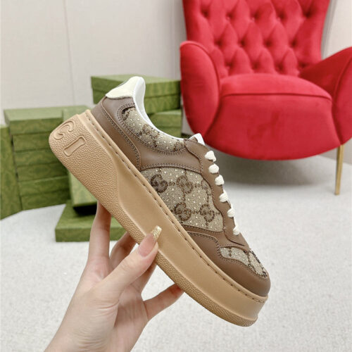 High Quality Luxury Gucci Chunky B Series Lightweight Soft Platform Sneakers – Style 35827 product detail