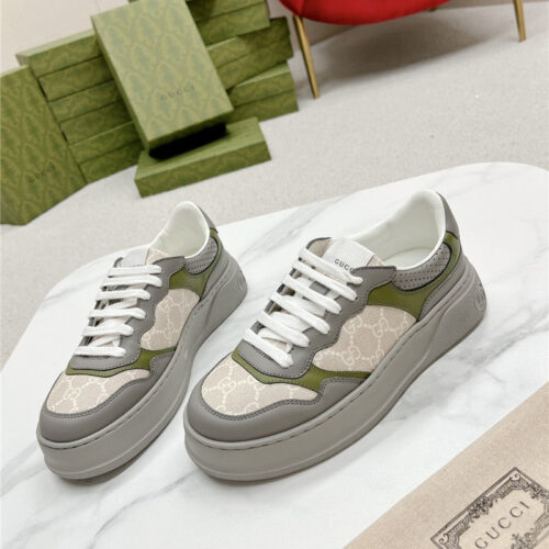 High Quality Luxury Gucci Chunky B Series Lightweight Soft Platform Sneakers – Style 66899