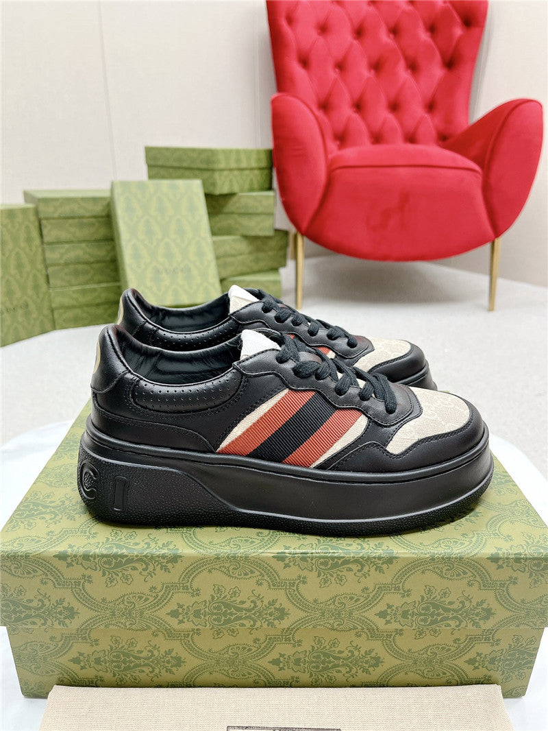 High Quality Luxury Gucci Chunky B Series Lightweight Soft Platform Sneakers – Style 30739 product detail