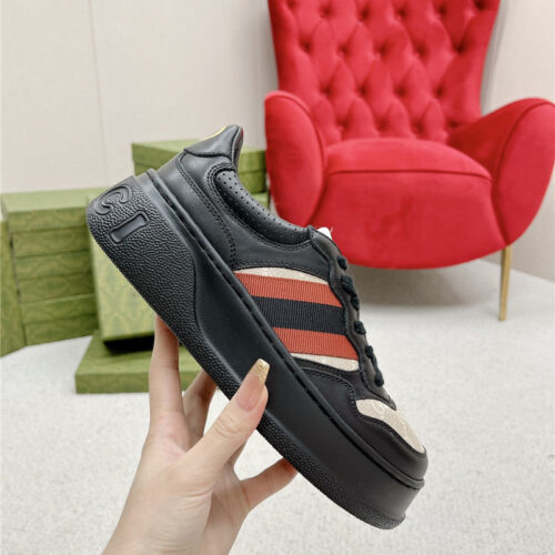 High Quality Luxury Gucci Chunky B Series Lightweight Soft Platform Sneakers – Style 30739 product detail