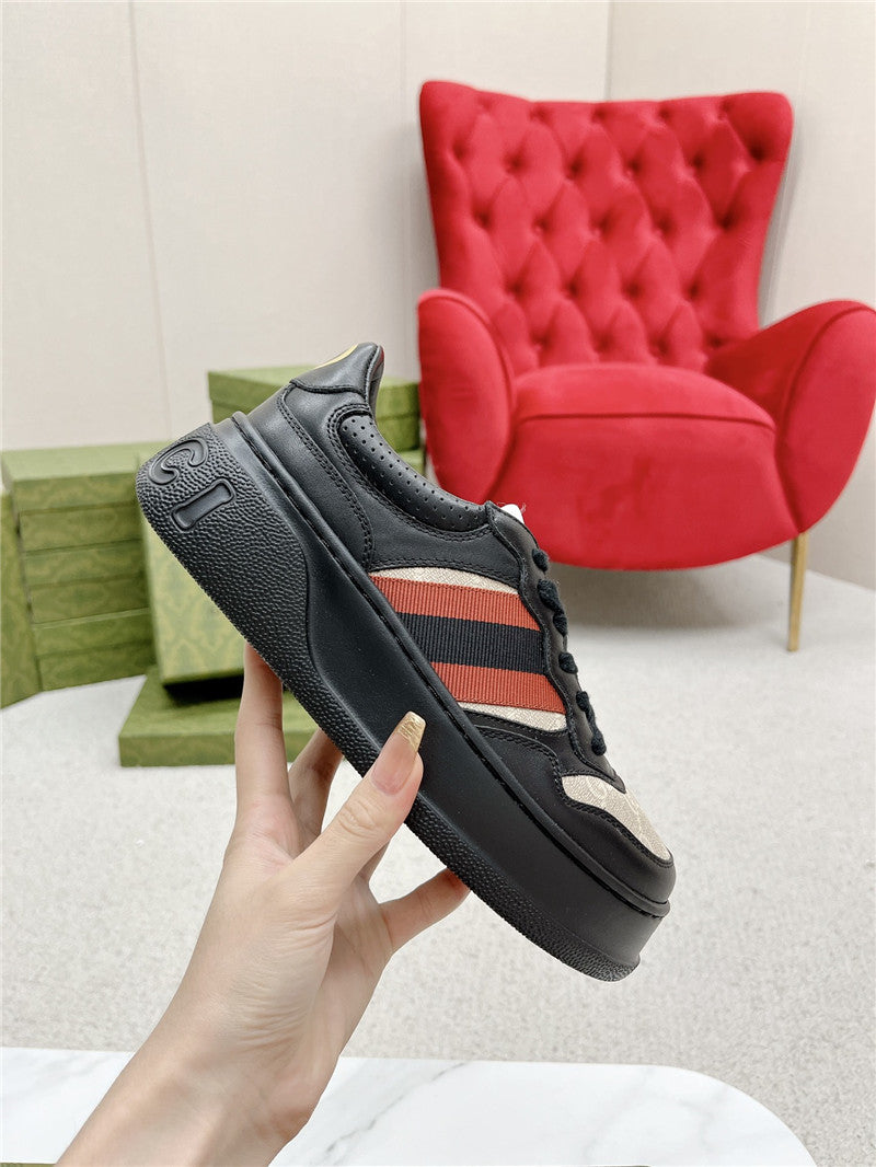 High Quality Luxury Gucci Chunky B Series Lightweight Soft Platform Sneakers – Style 30739 product detail