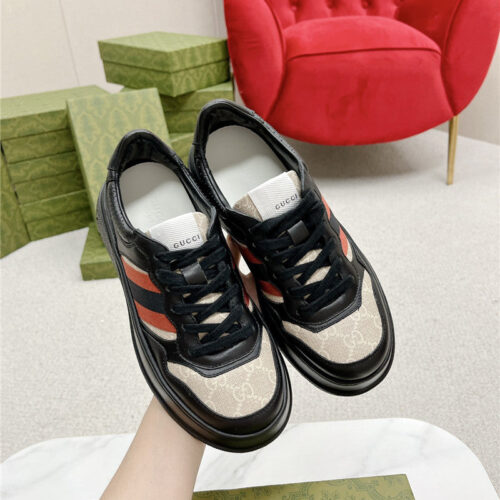 High Quality Luxury Gucci Chunky B Series Lightweight Soft Platform Sneakers – Style 30739 alternate view