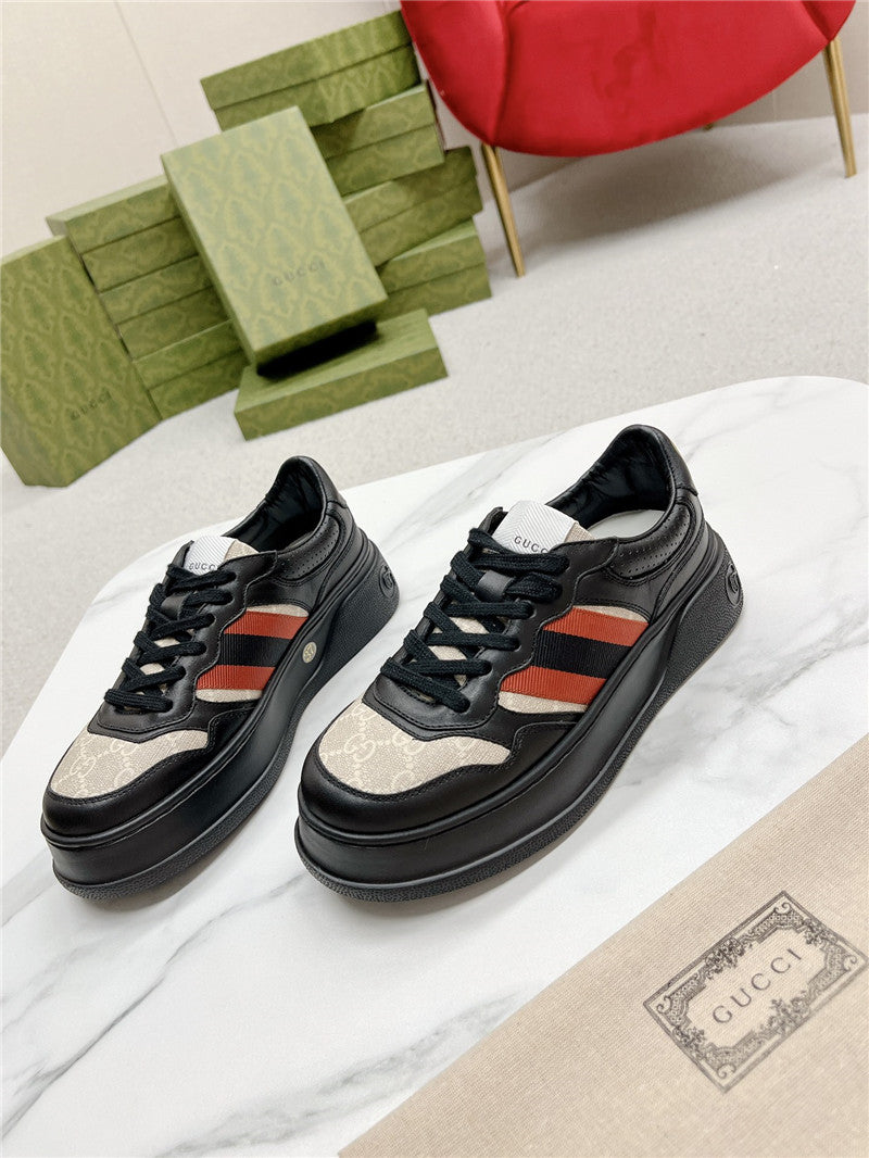 High Quality Luxury Gucci Chunky B Series Lightweight Soft Platform Sneakers – Style 30739