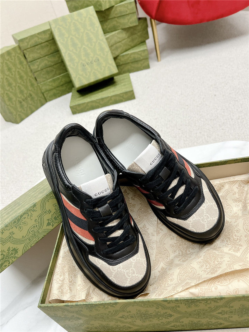 High Quality Luxury Gucci Chunky B Series Lightweight Soft Platform Sneakers – Style 30739 product detail