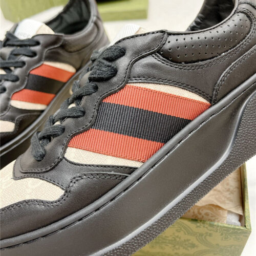 High Quality Luxury Gucci Chunky B Series Lightweight Soft Platform Sneakers – Style 30739 product detail