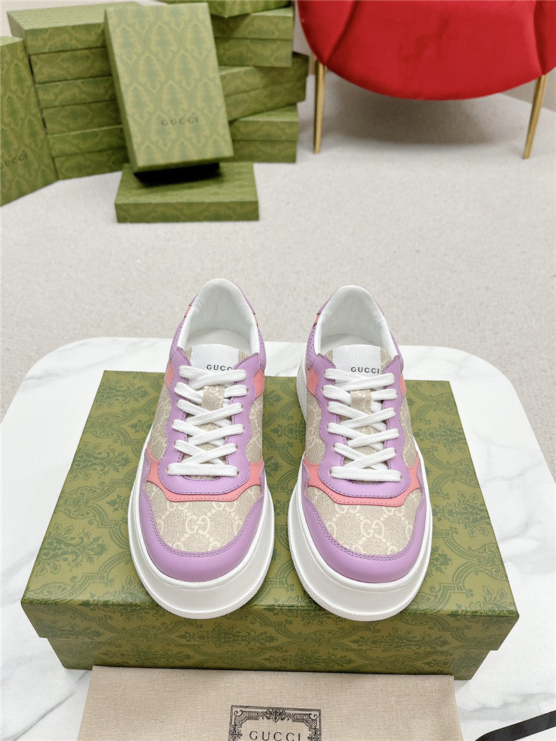 High Quality Luxury Gucci Chunky B Series Lightweight Soft Platform Sneakers – Style 29043 product detail