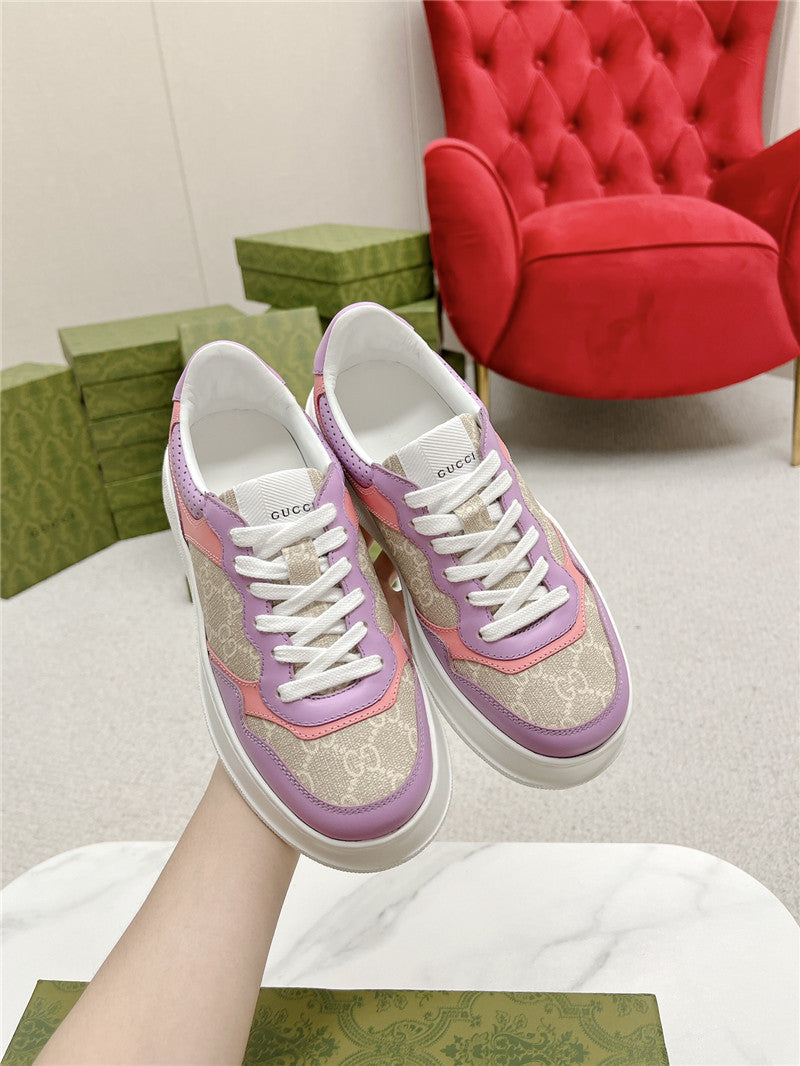 High Quality Luxury Gucci Chunky B Series Lightweight Soft Platform Sneakers – Style 29043 product detail