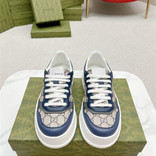 High Quality Luxury Gucci Chunky B Series Lightweight Soft Platform Sneakers – Style 27347 product detail