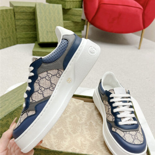 High Quality Luxury Gucci Chunky B Series Lightweight Soft Platform Sneakers – Style 27347 product detail