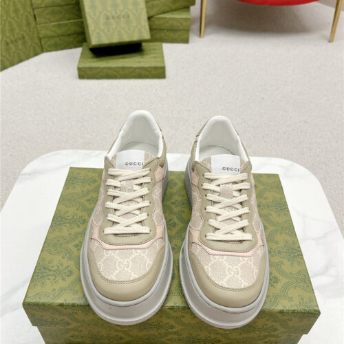 High Quality Luxury Gucci Chunky B Series Lightweight Soft Platform Sneakers – Style 58419 product detail