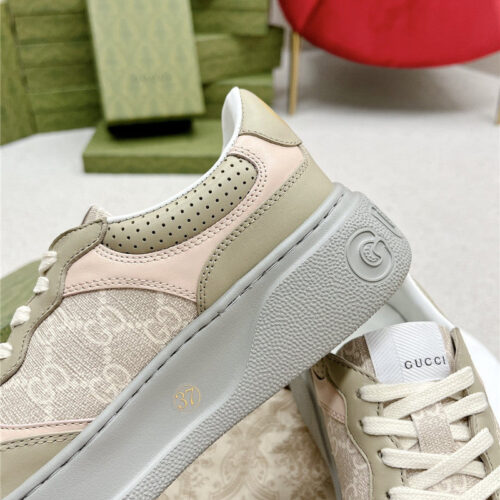 High Quality Luxury Gucci Chunky B Series Lightweight Soft Platform Sneakers – Style 58419 product detail