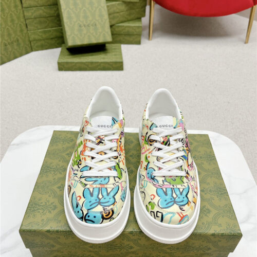 High Quality Luxury Gucci Chunky B Series Lightweight Soft Platform Sneakers – Style 22259 product detail