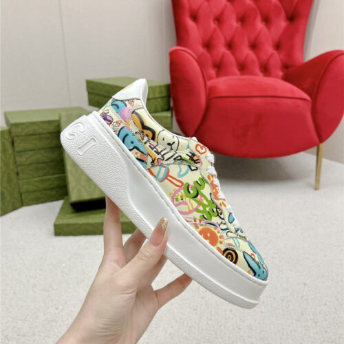High Quality Luxury Gucci Chunky B Series Lightweight Soft Platform Sneakers – Style 22259 product detail