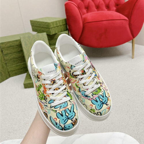 High Quality Luxury Gucci Chunky B Series Lightweight Soft Platform Sneakers – Style 22259 alternate view
