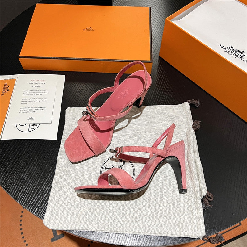 High Quality Luxury Hermes Classic H High-Heeled Sandals product detail