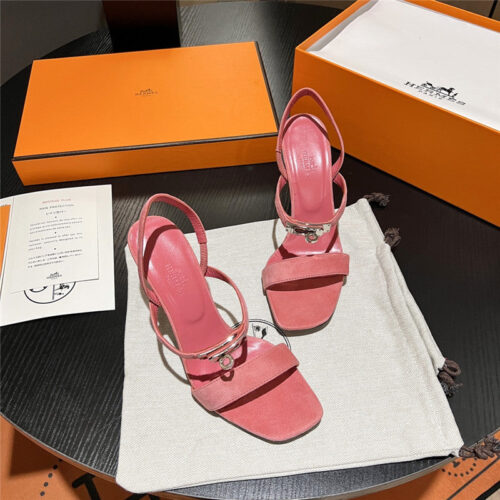 High Quality Luxury Hermes Classic H High-Heeled Sandals product detail