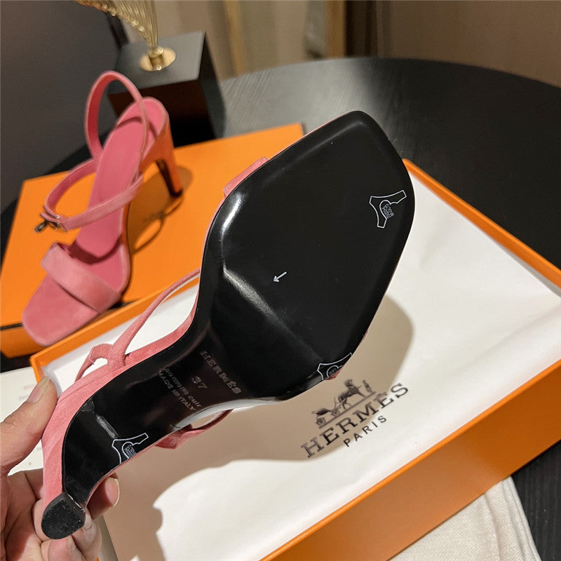High Quality Luxury Hermes Classic H High-Heeled Sandals product detail