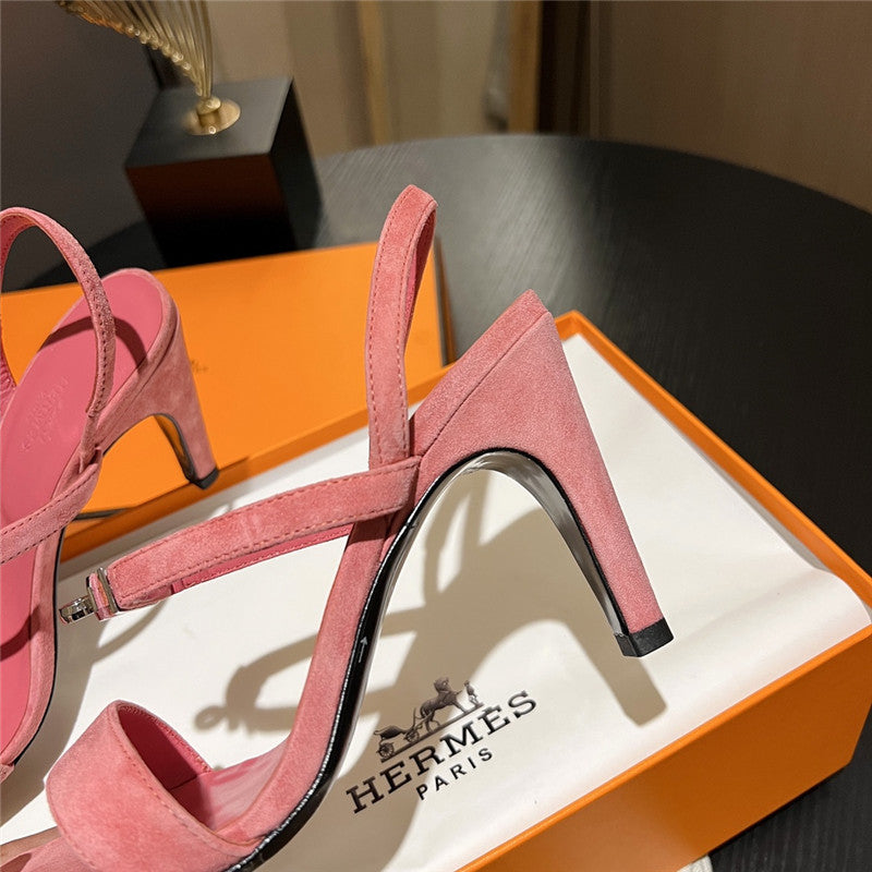 High Quality Luxury Hermes Classic H High-Heeled Sandals product detail