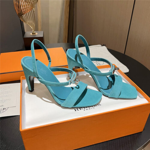 High Quality Luxury Hermes Classic H High-Heeled Sandals – Style 66019 product detail