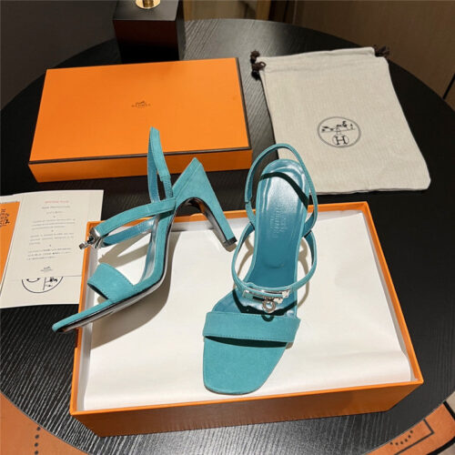 High Quality Luxury Hermes Classic H High-Heeled Sandals – Style 66019 alternate view