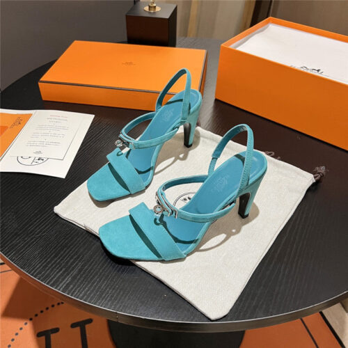 High Quality Luxury Hermes Classic H High-Heeled Sandals – Style 66019