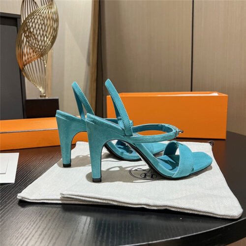 High Quality Luxury Hermes Classic H High-Heeled Sandals – Style 66019 product detail