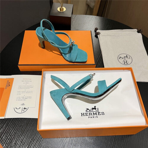 High Quality Luxury Hermes Classic H High-Heeled Sandals – Style 66019 product detail